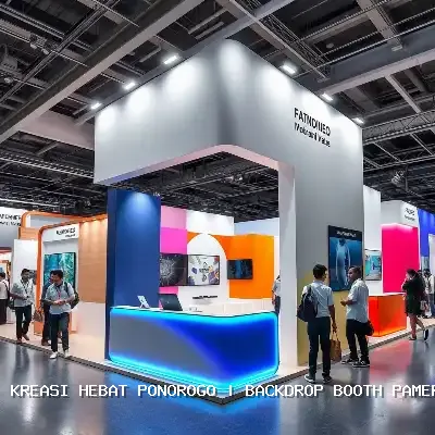 Portfolio Backdrop Booth Pameran Ponorogo: Solusi Kontraktor Pameran Terpercaya