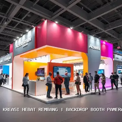 Backdrop Booth Pameran Rembang