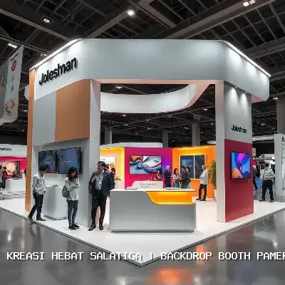 backdrop booth pameran Salatiga