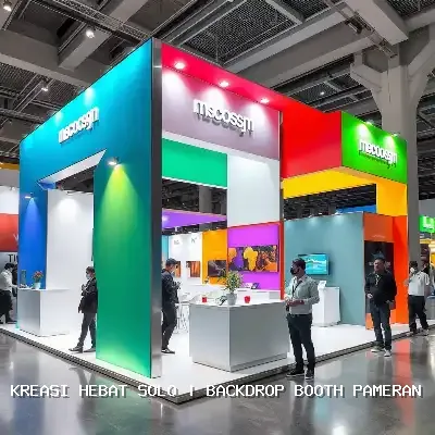 backdrop booth pameran Solo