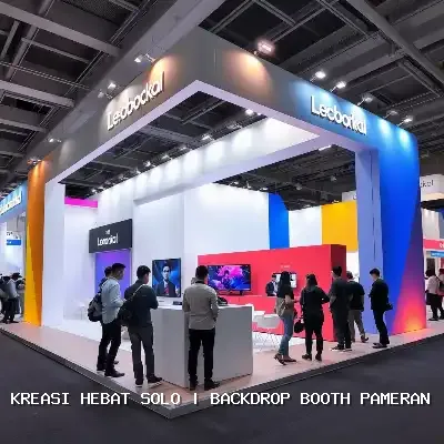 Backdrop Booth Pameran Solo
