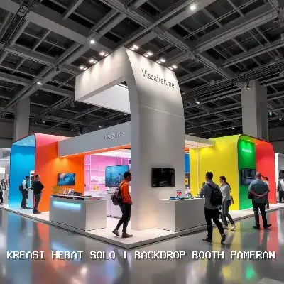 Backdrop Booth Pameran Solo