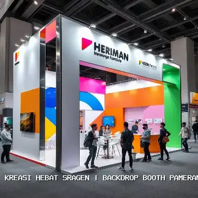 Backdrop Booth Pameran Sragen