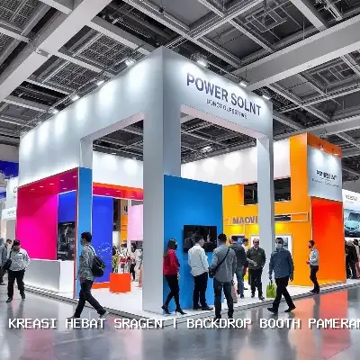 Backdrop Booth Pameran Sragen