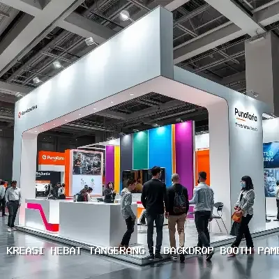 backdrop booth pameran Tangerang