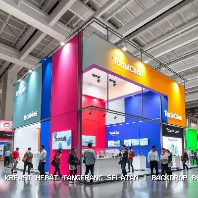 Backdrop Booth Pameran Tangerang Selatan