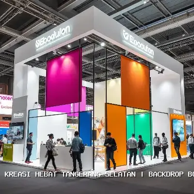 Backdrop Booth Pameran Tangerang Selatan