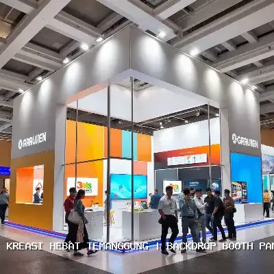 backdrop booth pameran Temanggung