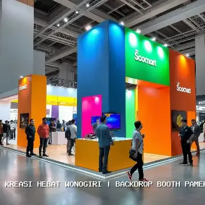 Backdrop Booth Pameran Wonogiri