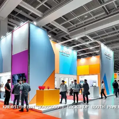 backdrop booth pameran Wonosobo