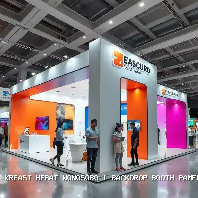 Backdrop Booth Pameran Wonosobo – Solusi Desain Booth Eksklusif