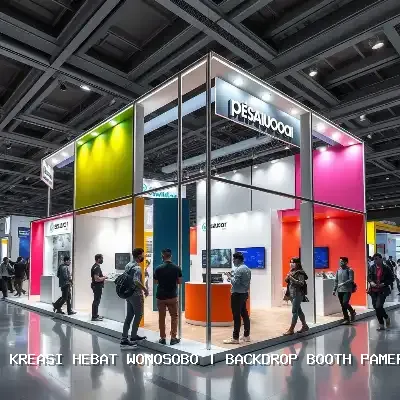 Backdrop Booth Pameran Wonosobo – Solusi Desain Booth Eksklusif