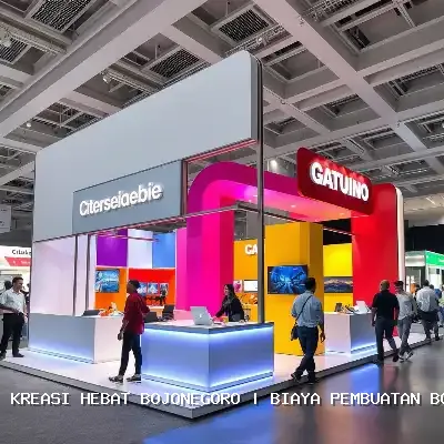 biaya pembuatan booth pameran Bojonegoro