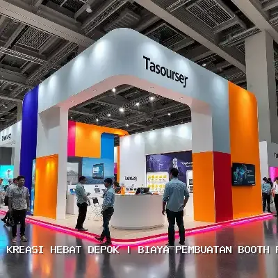 Biaya Pembuatan Booth Pameran Depok | Desain Custom & Finishing Rapi