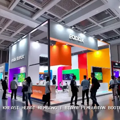 biaya pembuatan booth pameran Rembang