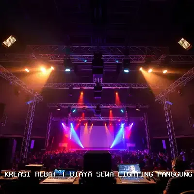 biaya sewa lighting panggung