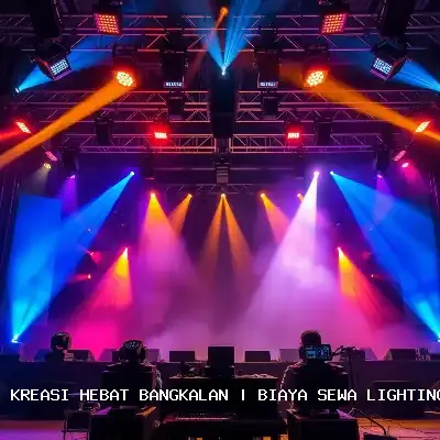 biaya sewa lighting panggung Bangkalan