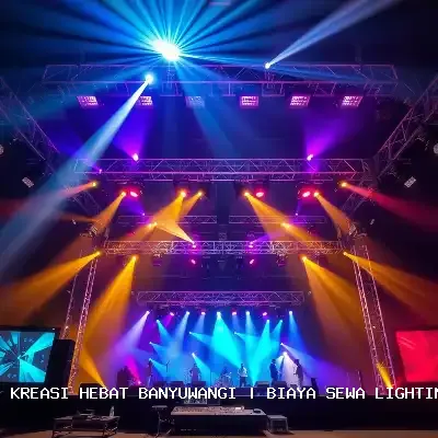 biaya sewa lighting panggung Banyuwangi