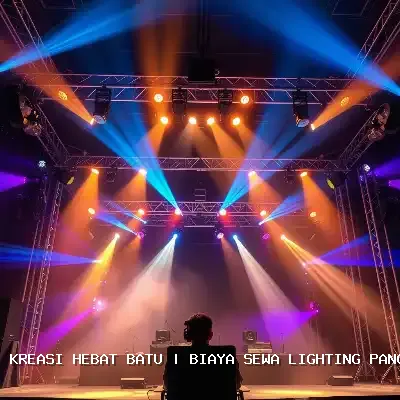 biaya sewa lighting panggung Batu