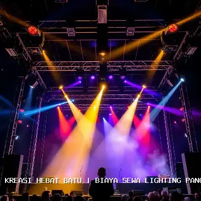 Biaya Sewa Lighting Panggung Batu