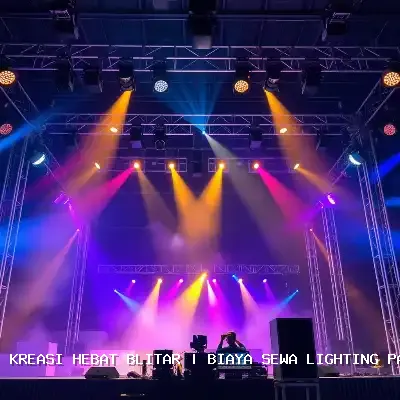 biaya sewa lighting panggung Blitar