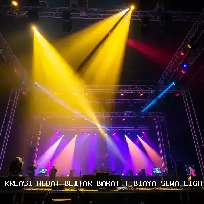 Biaya Sewa Lighting Panggung Blitar Barat