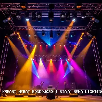 biaya sewa lighting panggung Bondowoso