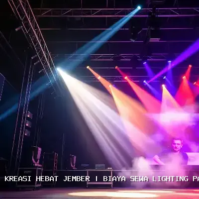 biaya sewa lighting panggung Jember