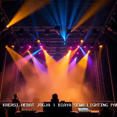 biaya sewa lighting panggung Jogja