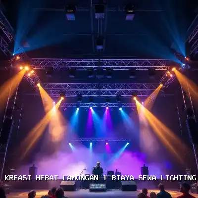 biaya sewa lighting panggung Lamongan
