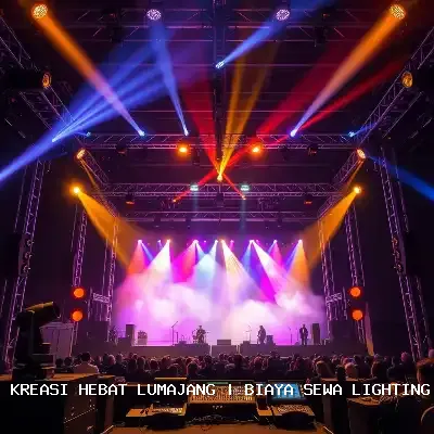 biaya sewa lighting panggung Lumajang