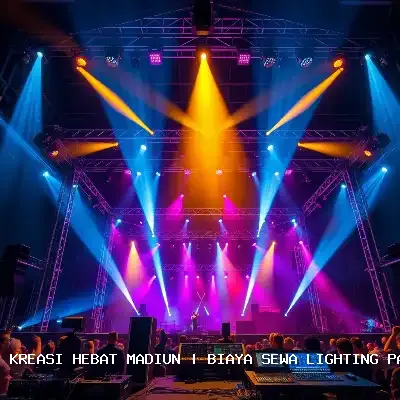 biaya sewa lighting panggung Madiun