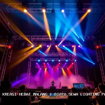 biaya sewa lighting panggung Malang