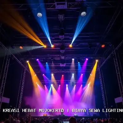 biaya sewa lighting panggung Mojokerto