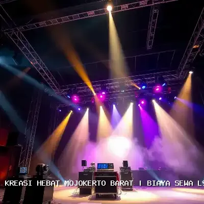 biaya sewa lighting panggung Mojokerto Barat