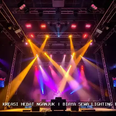 biaya sewa lighting panggung Nganjuk
