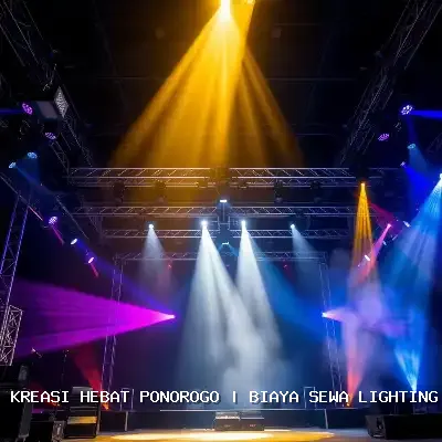 biaya sewa lighting panggung Ponorogo