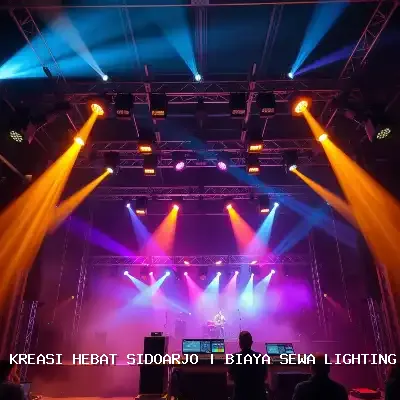 biaya sewa lighting panggung Sidoarjo