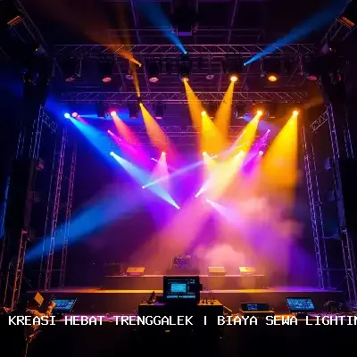 biaya sewa lighting panggung Trenggalek