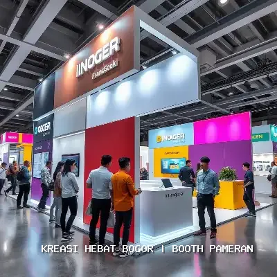 Booth Pameran Bogor: Desain Custom & Finishing Rapi