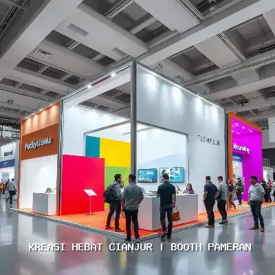 Booth Pameran Cianjur: Desain Custom & Finishing Rapi
