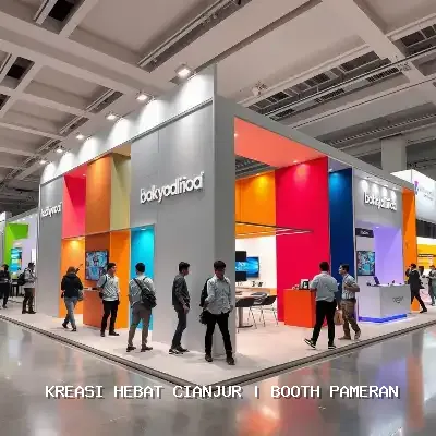 Booth Pameran Cianjur: Desain Custom & Finishing Rapi