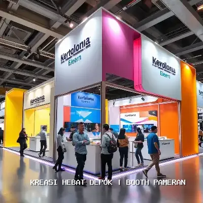 Booth Pameran Depok: Desain Custom dan Finishing Rapi