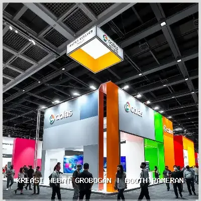 Booth Pameran Grobogan – Desain Custom & Finishing Rapi