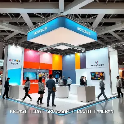 Booth Pameran Grobogan – Desain Custom & Finishing Rapi