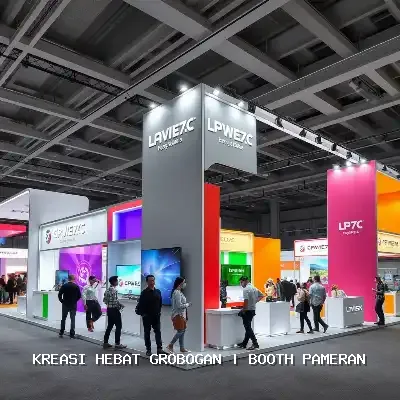 Booth Pameran Grobogan – Desain Custom & Finishing Rapi
