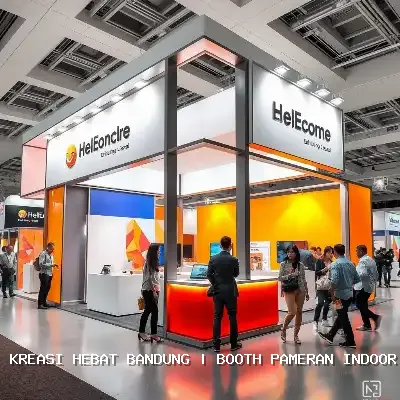 booth pameran indoor Bandung