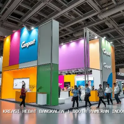 booth pameran indoor Bangkalan