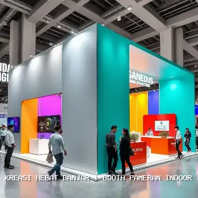 booth pameran indoor Banjar