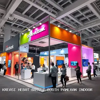 Booth Pameran Indoor Batu